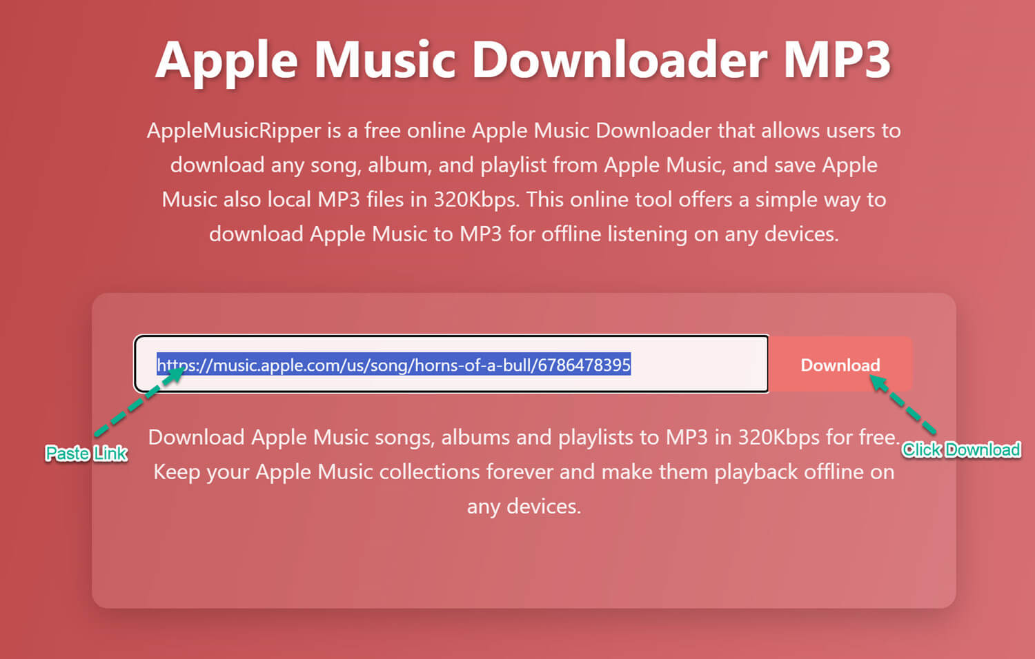  Visit Convert-Apple-Music.net Apple Music Downloader MP3