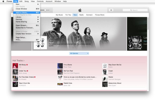 import Spotify songs to iTunes